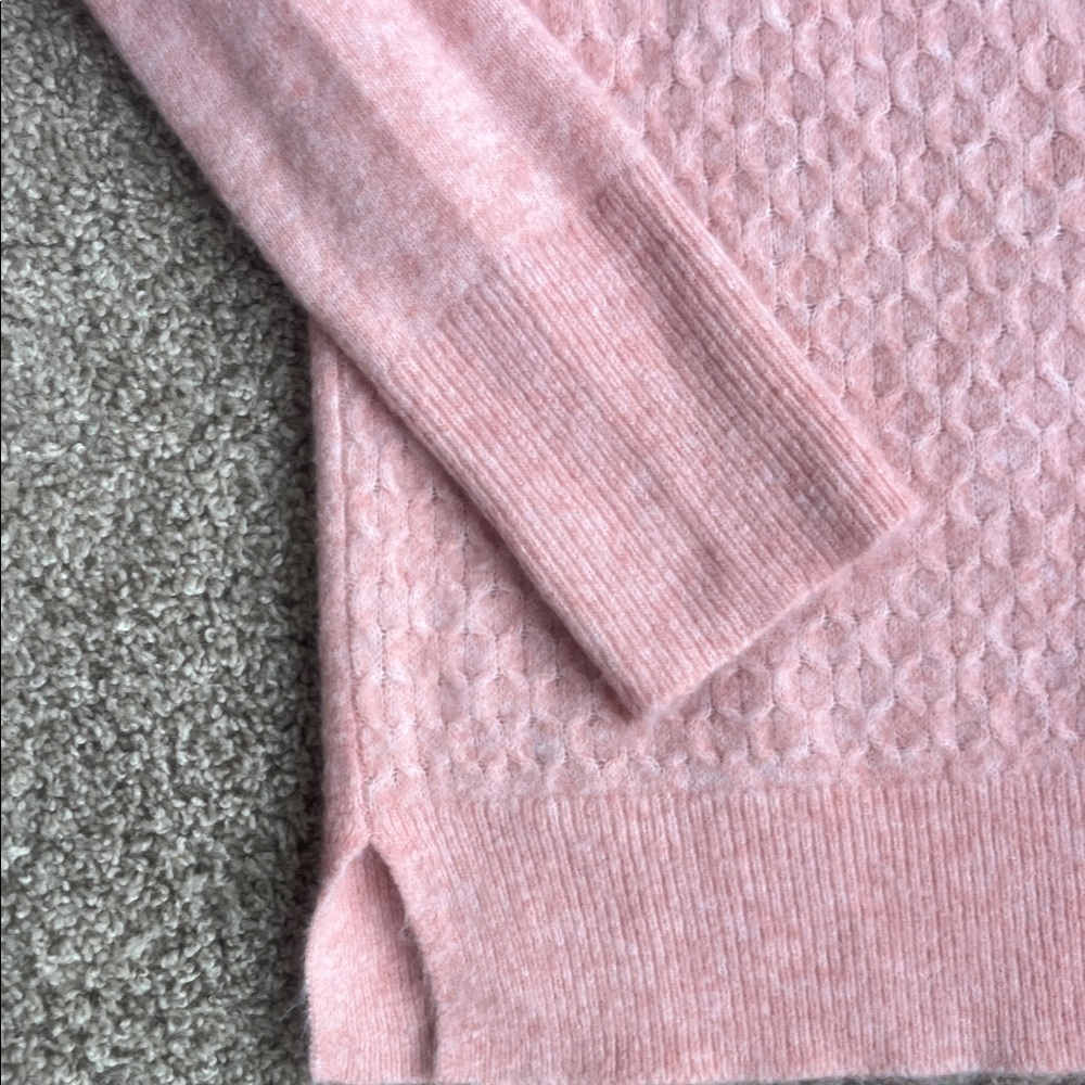 LOFT Soft Pink Crew Neck Sweater Size L - Picture 4 of 6